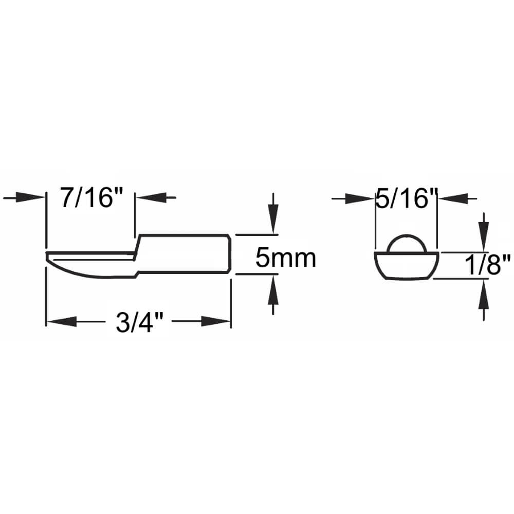 Imex 5mm. Nickel Spoon Style Pegs Shelf Supports (8 Pack) 2285-NI-20 – Imex  Hardware