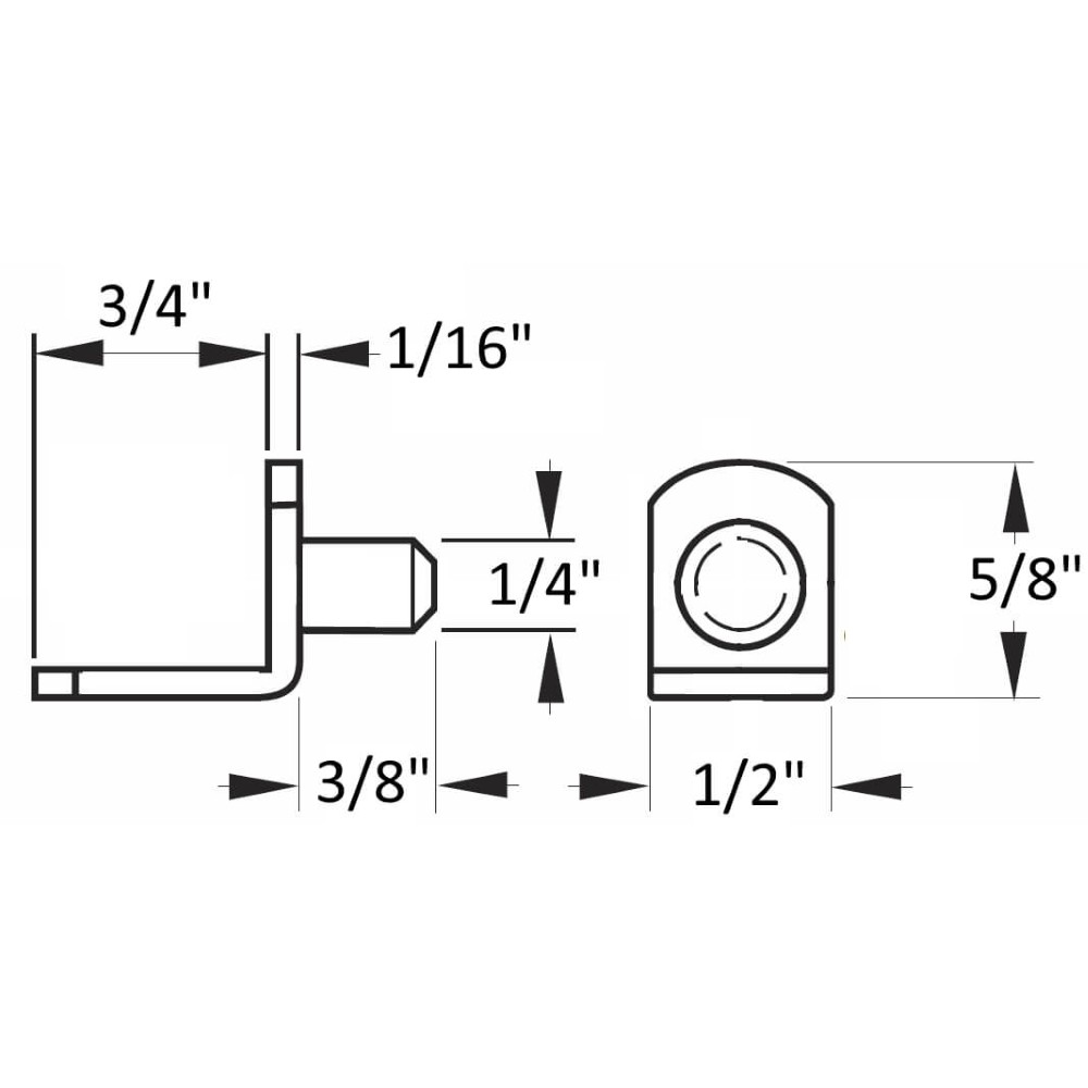 Keyed Alike Cabinet Lock - 7/8 Bore