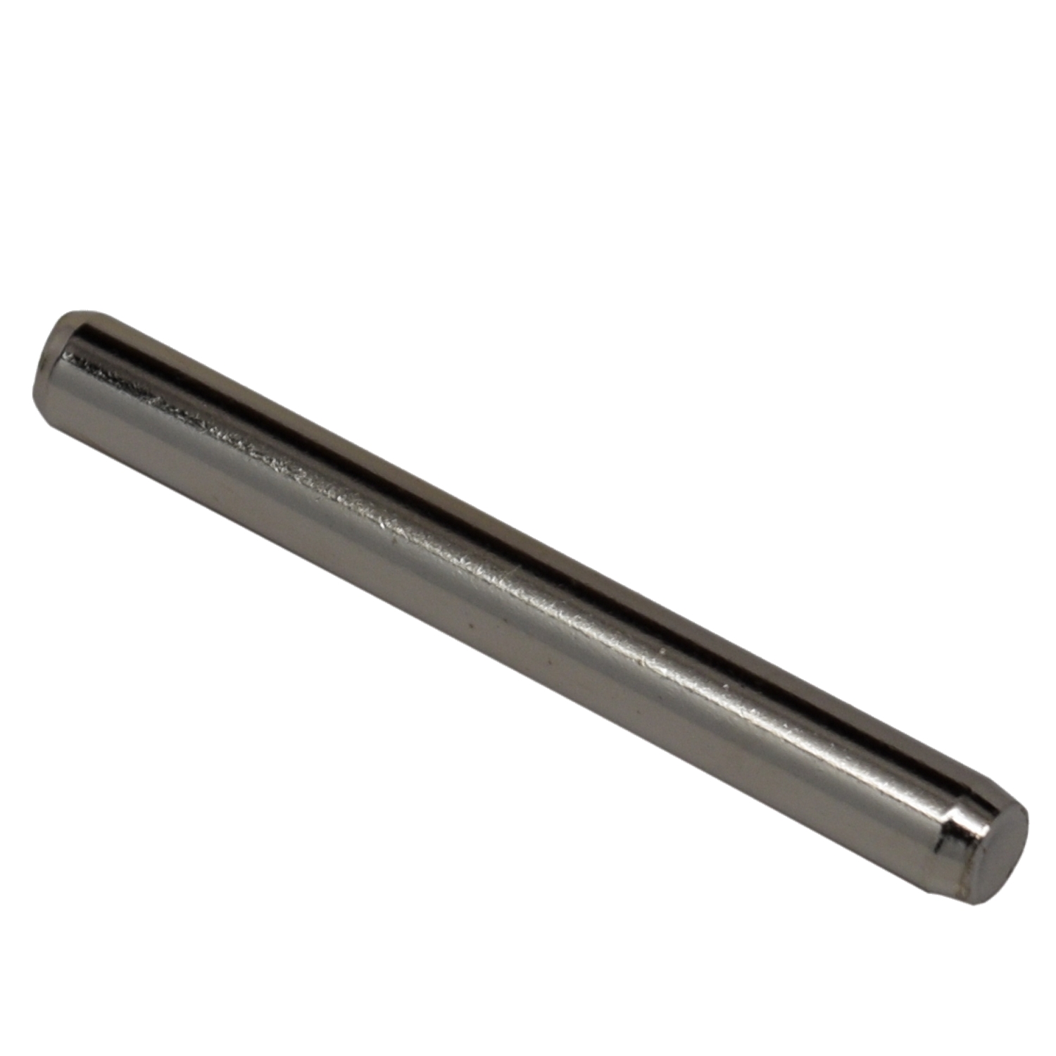 5mm Polished Nickel Long Cylinder Shelf Support Pegs - 25 Pack