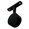 32mm diameter black closet rod end hanger