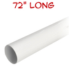 72" white closet rod only 32mm diameter