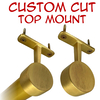 chrome round closet rod custom cut 32mm diameter