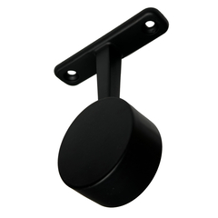32mm diameter black closet rod end hanger