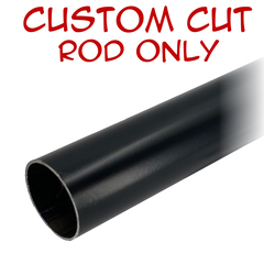 black round closet rod custom cut 32mm diameter