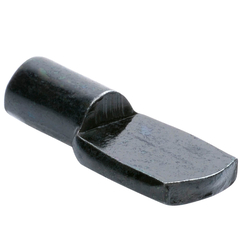 1/4" Black Spoon Shelf Support Pegs - 25 Pack