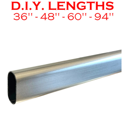Satin Nickel closet rod lengths