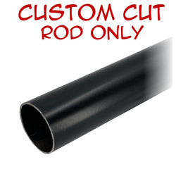 black round closet rod custom cut 32mm diameter