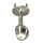 32mm diameter satin nickel closet rod end hanger