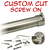 satin nickel round closet rod with screw-on wall brackets and hardware kit