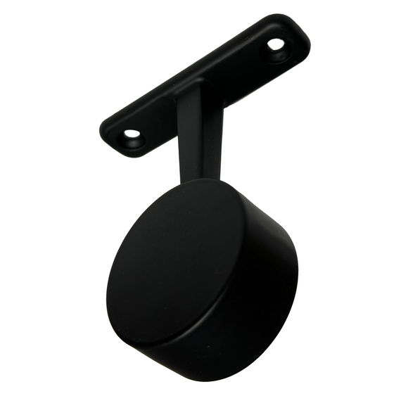 32mm diameter black closet rod end hanger