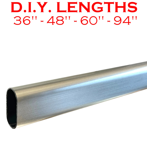 Satin Nickel closet rod lengths