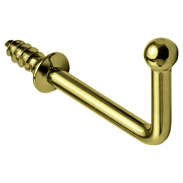 Desunia Small Brass Hook - Polished Brass