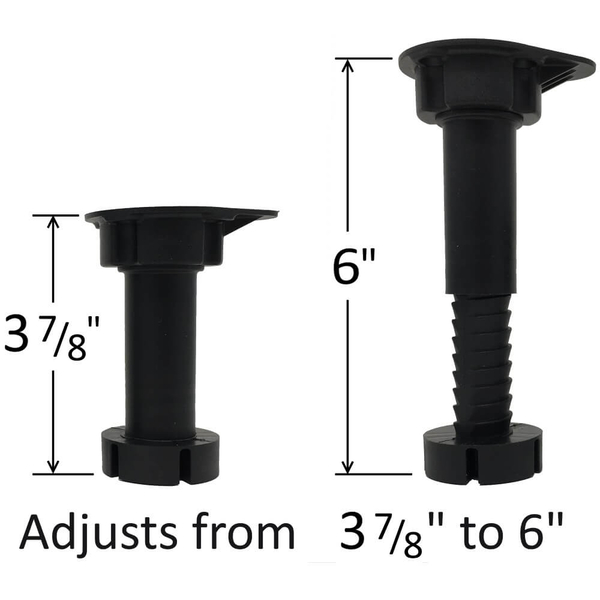 Leveler Legs 330 Lb./ Leg Adjusts 3 7/8" to 6" 12 Pcs.