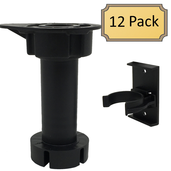 Leveler Legs 330 Lb./ Leg Adjusts 3 7/8" to 6" 12 Pcs.