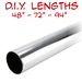 32mm chrome closet rods