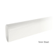 white oval closet rod