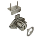 7/8" Desk Lock in Satin Nickel